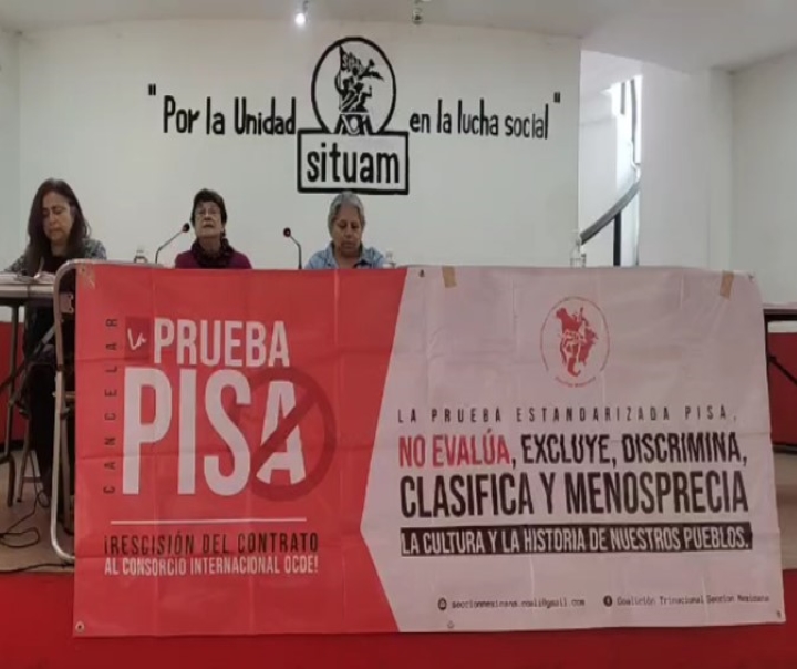 Conferencia de prensa presentación de la XV Conferencia Trinacional en Defensa de la Educación Pública