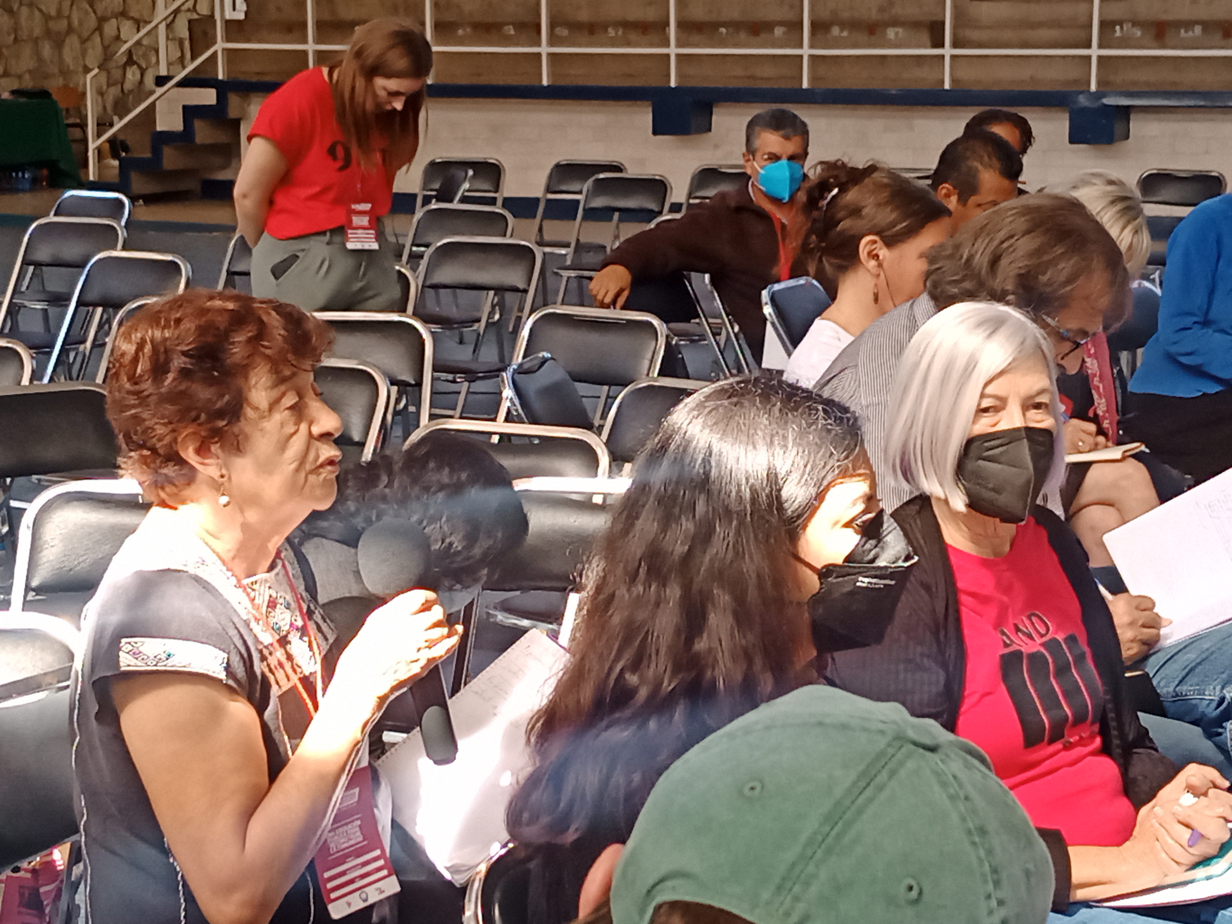 foto visita a escuela rural