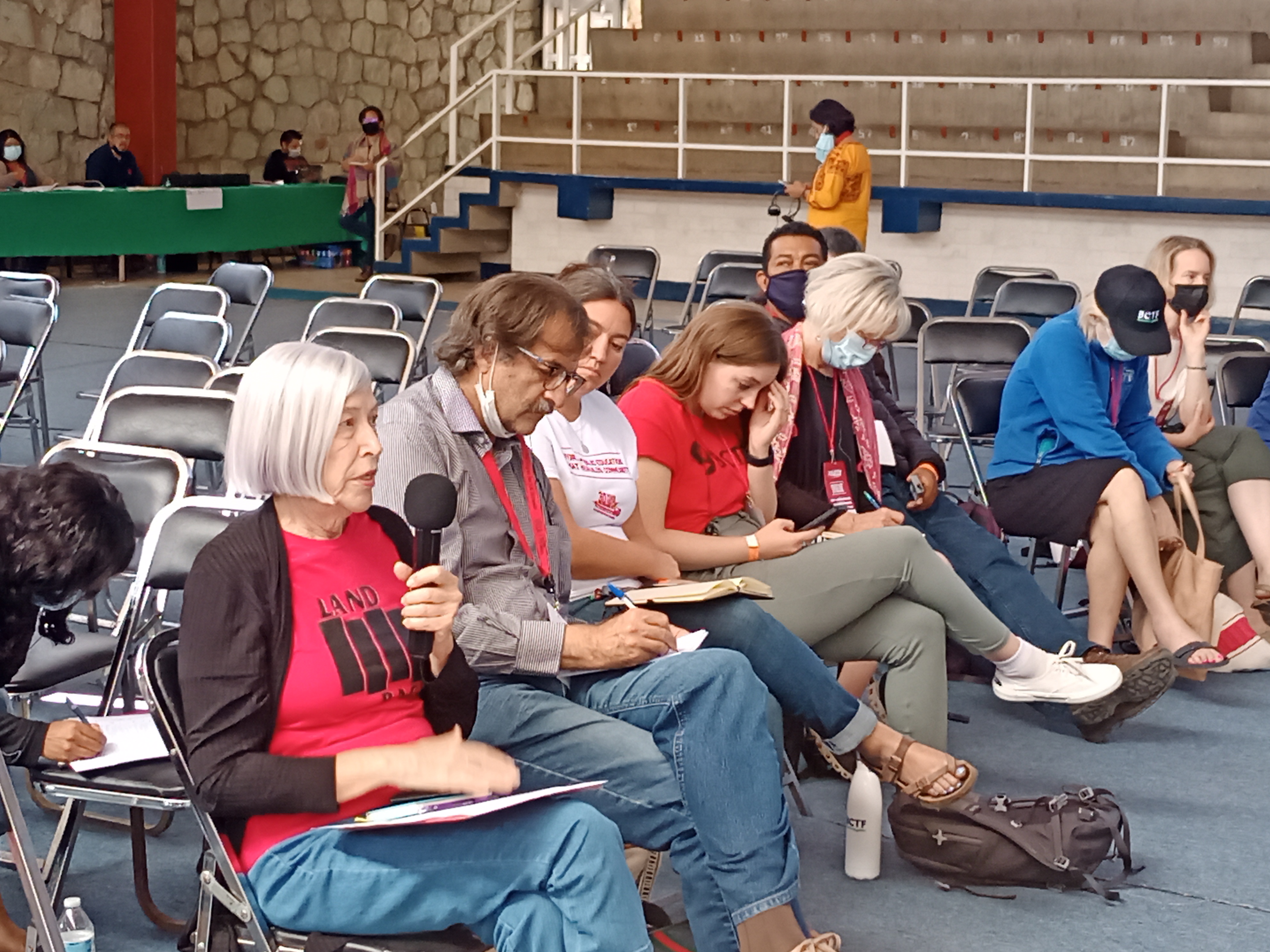 foto visita a escuela rural