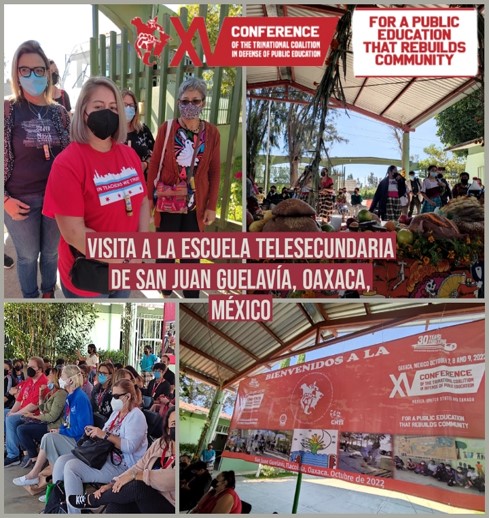 foto visita a escuela rural