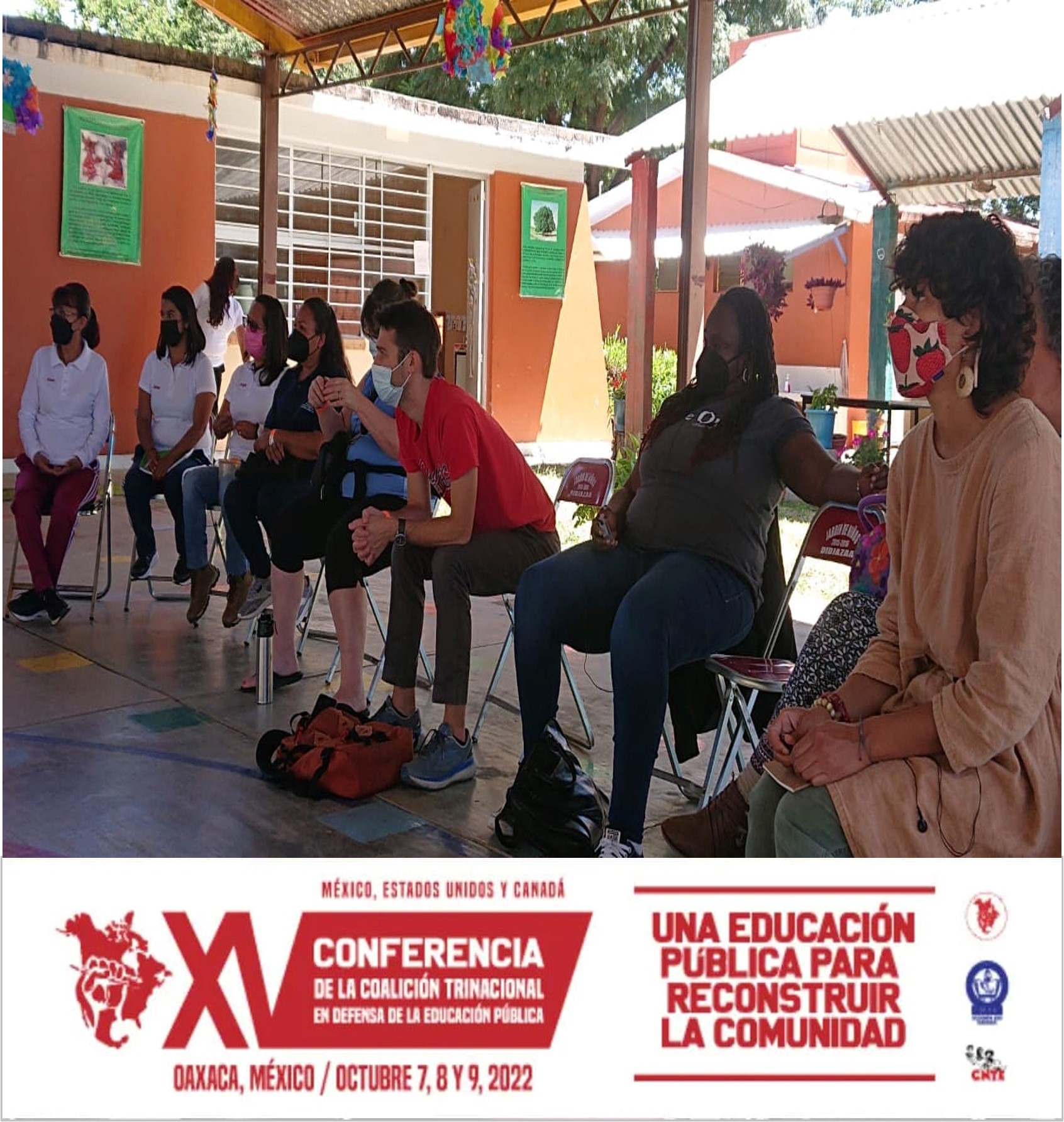 foto visita a escuela rural