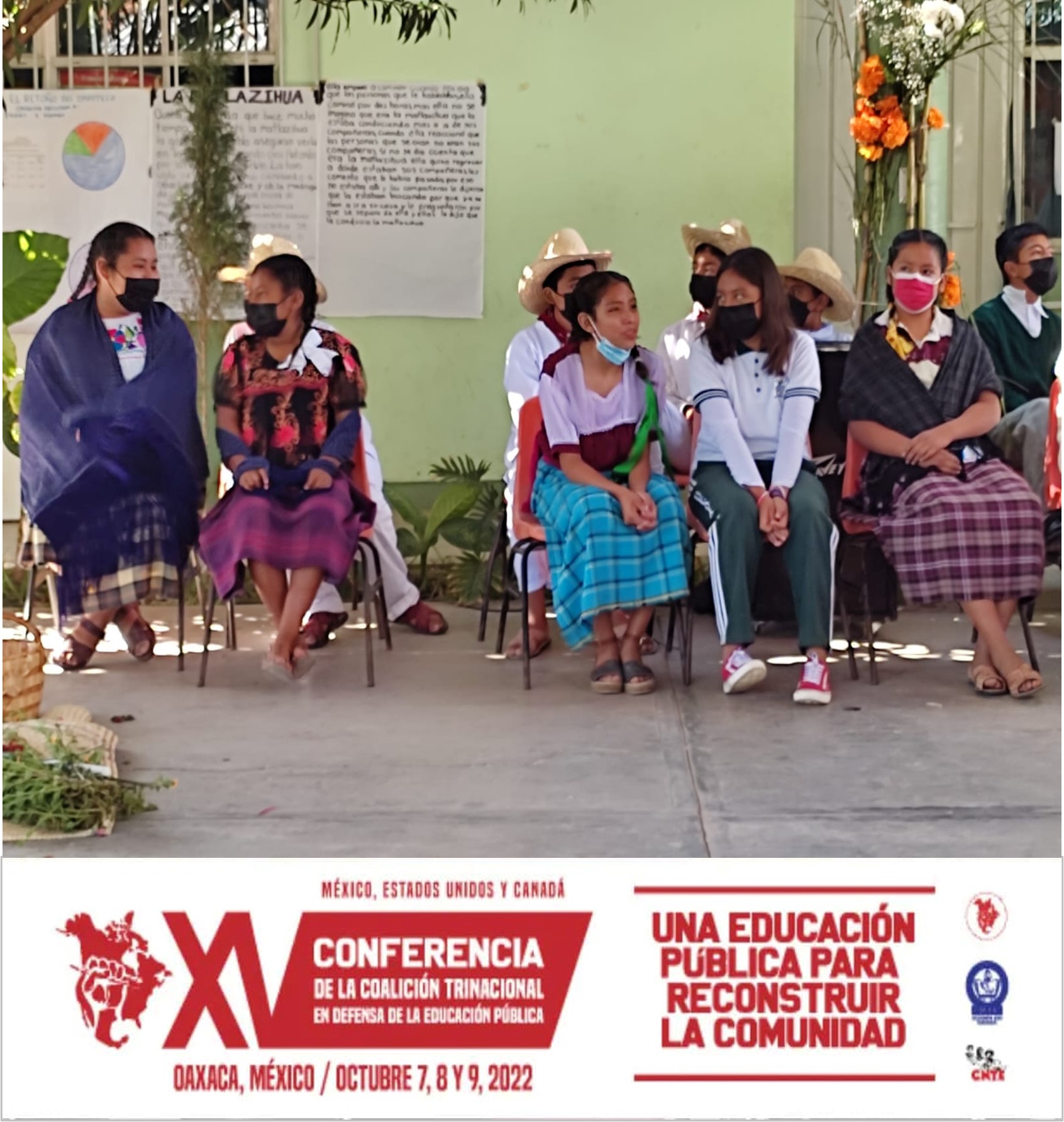 foto visita a escuela rural