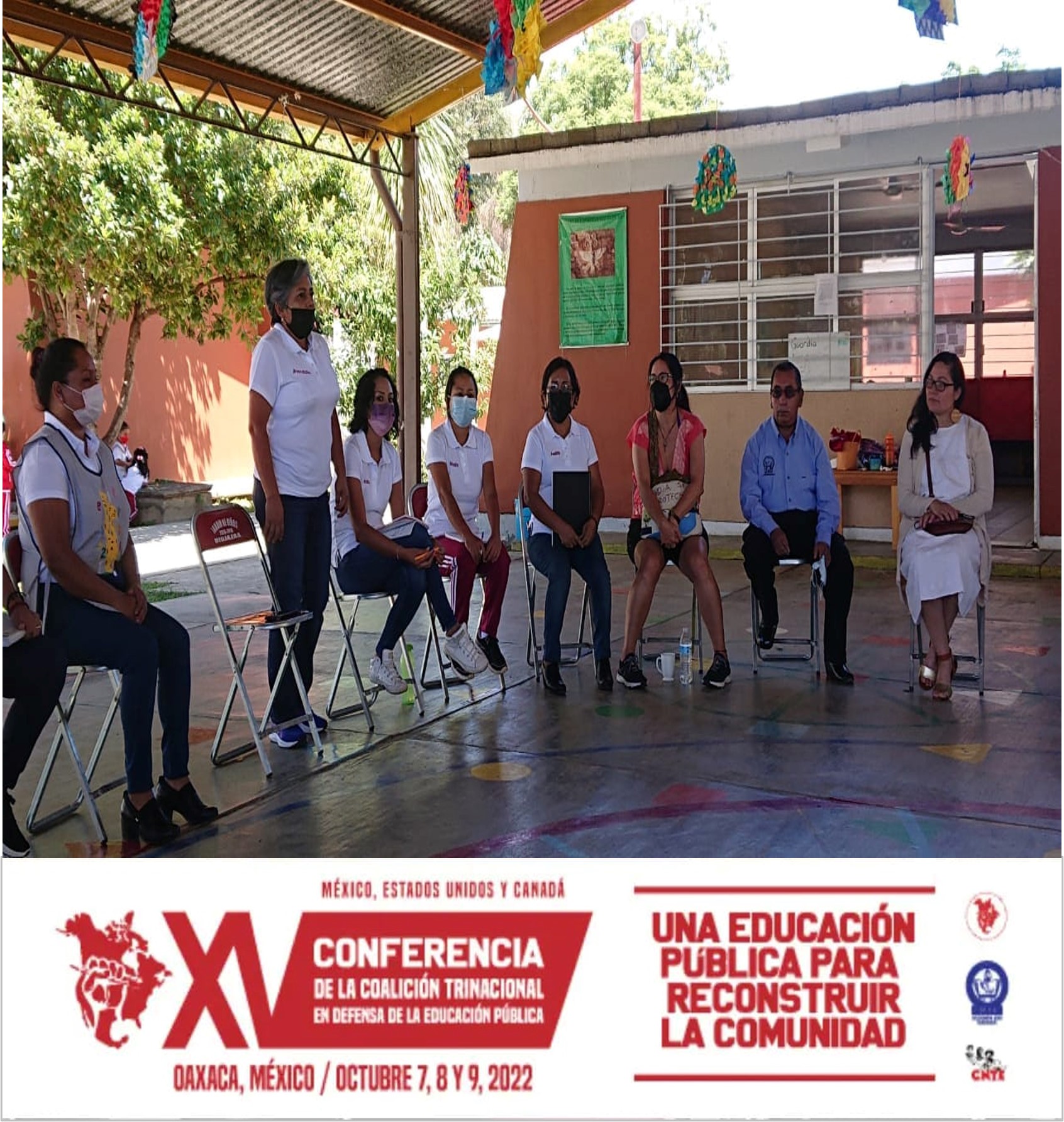 foto visita a escuela rural