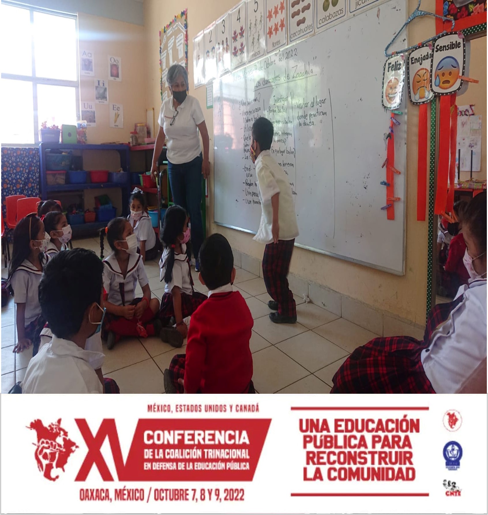 foto visita a escuela rural