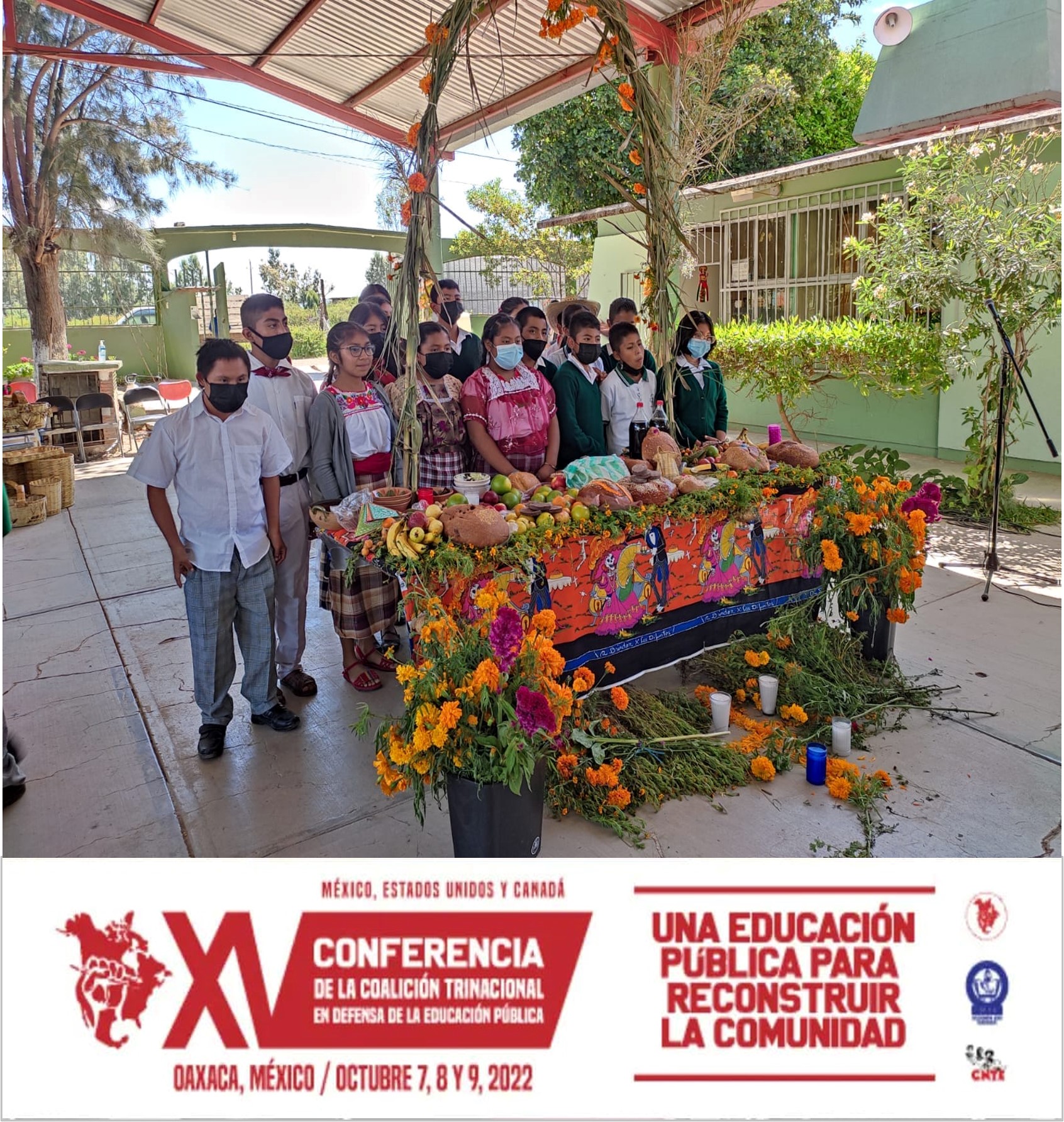 foto visita a escuela rural