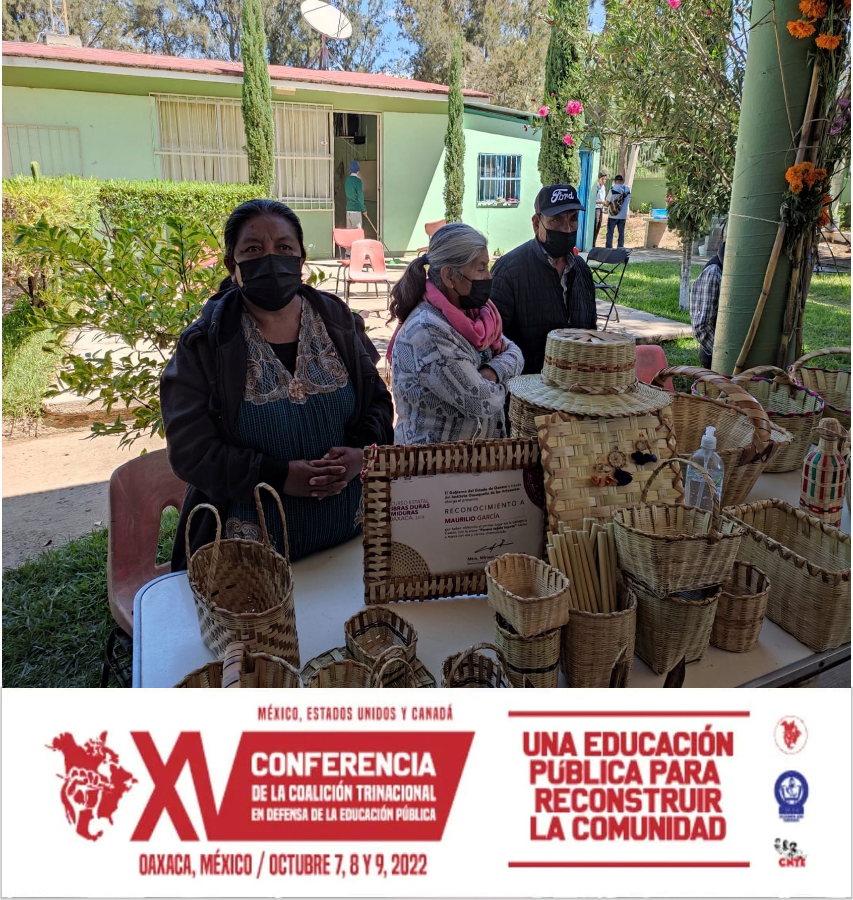 foto visita a escuela rural