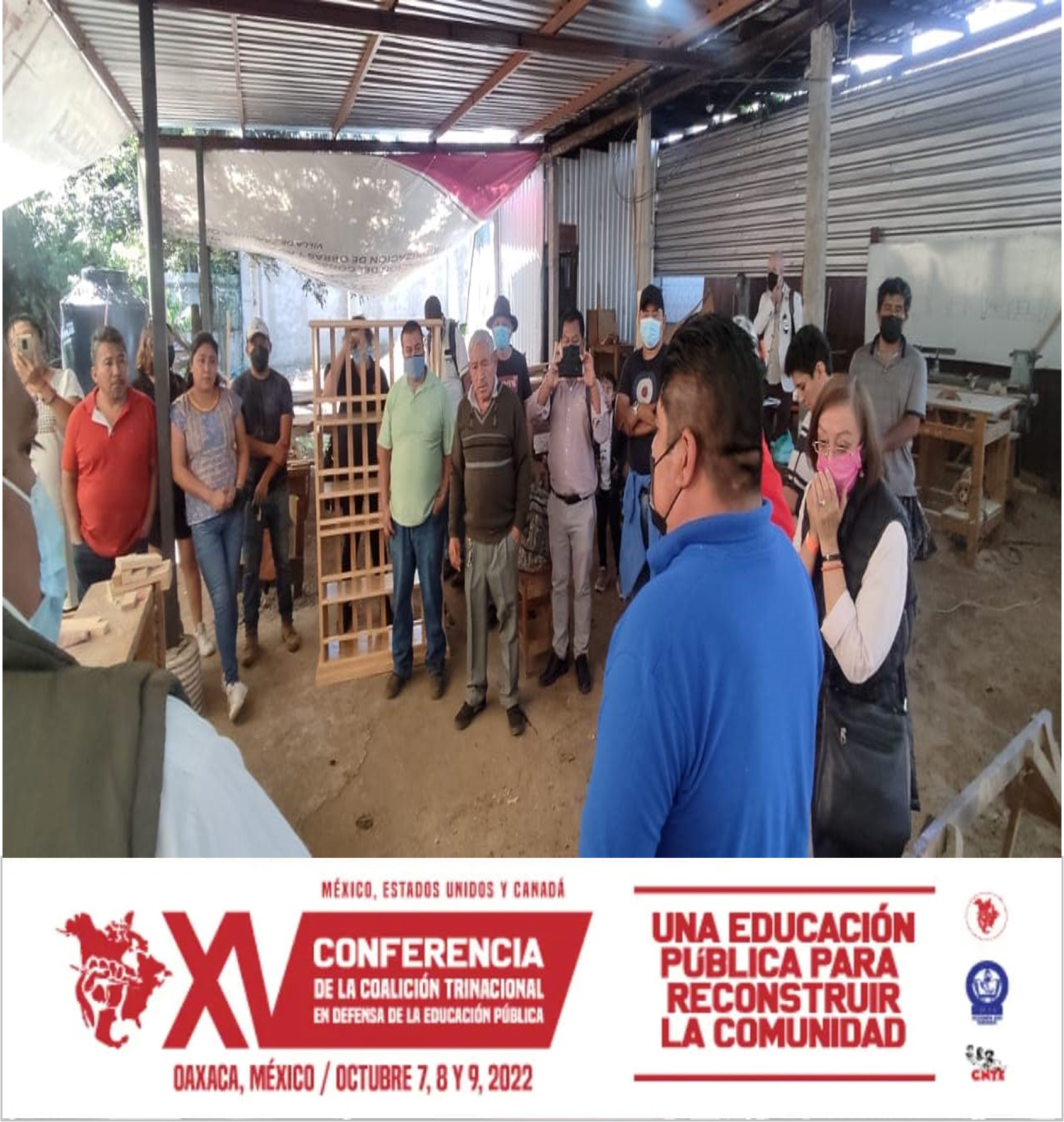 foto visita a escuela rural