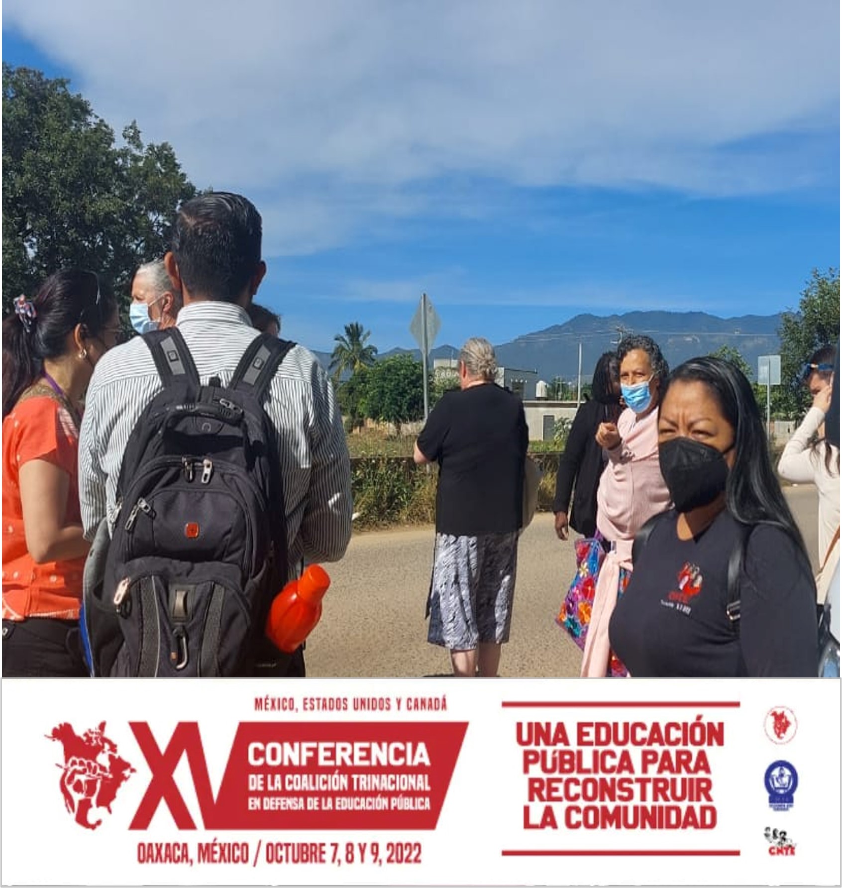 foto visita a escuela rural