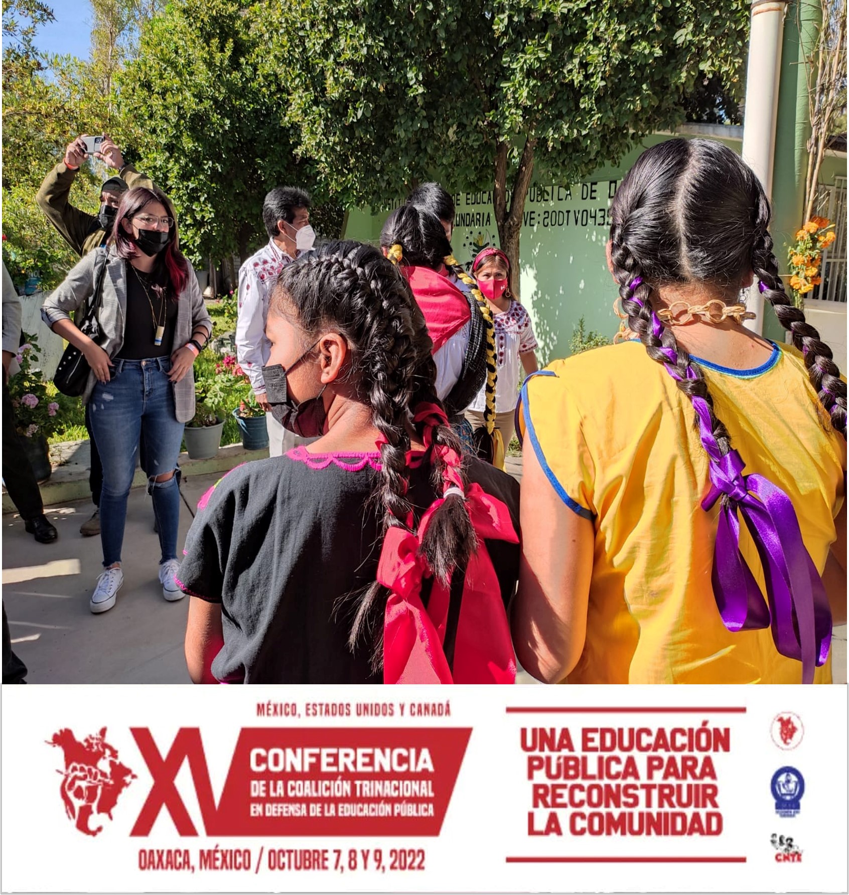 foto visita a escuela rural