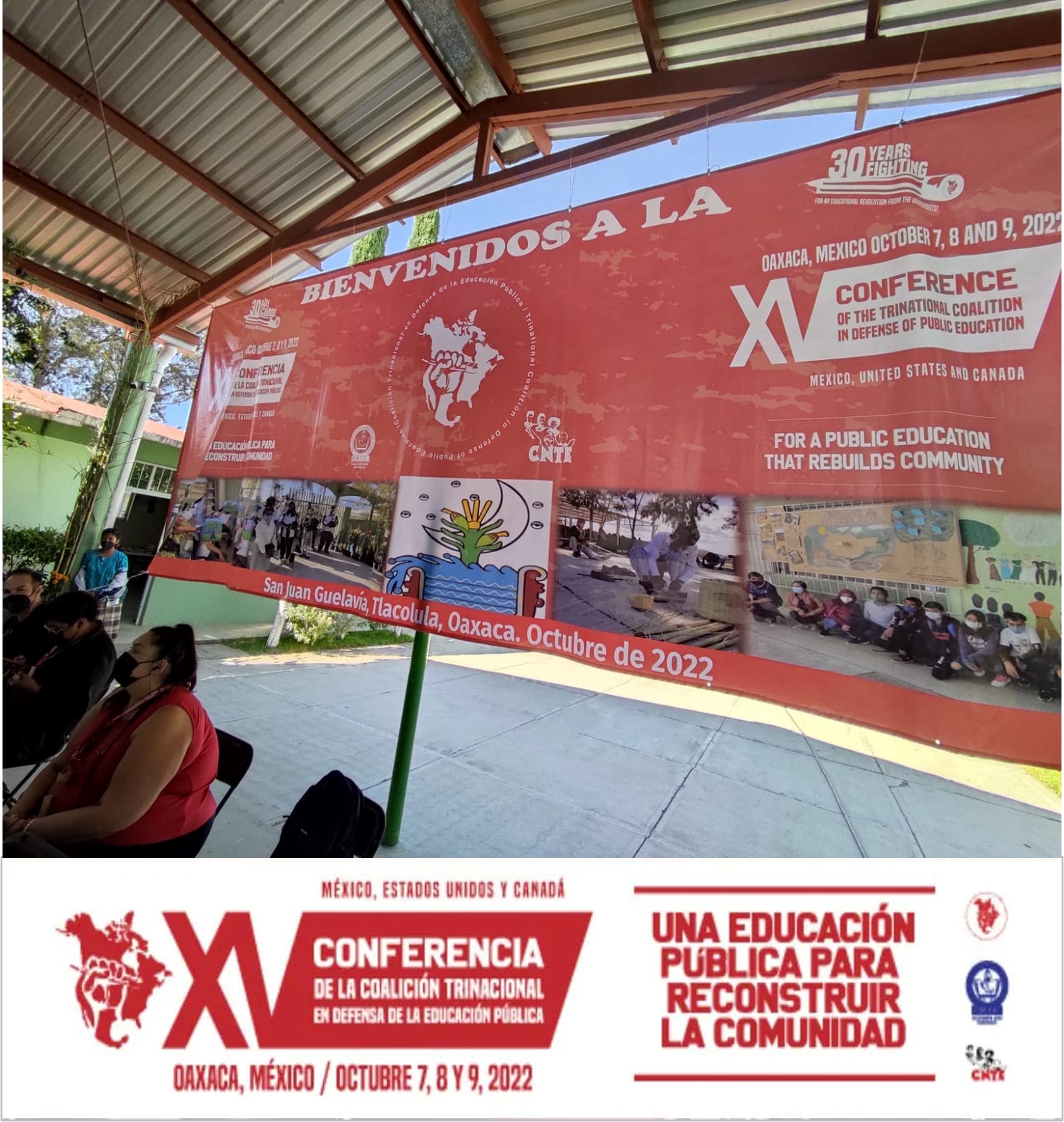 foto visita a escuela rural